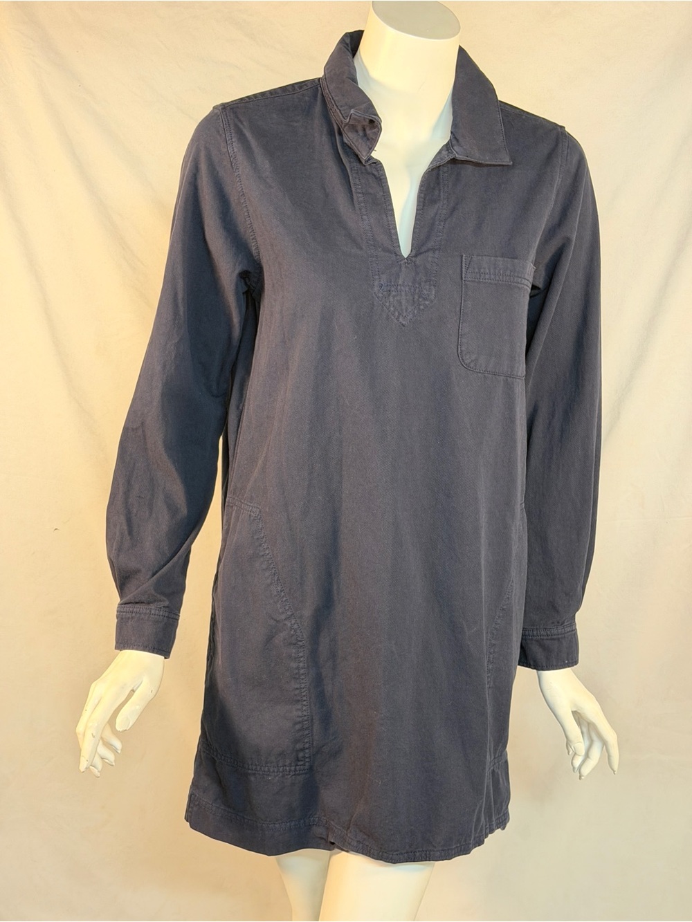 Lilla P Navy V-Neck Utility Tunic - Picture 5 of 11